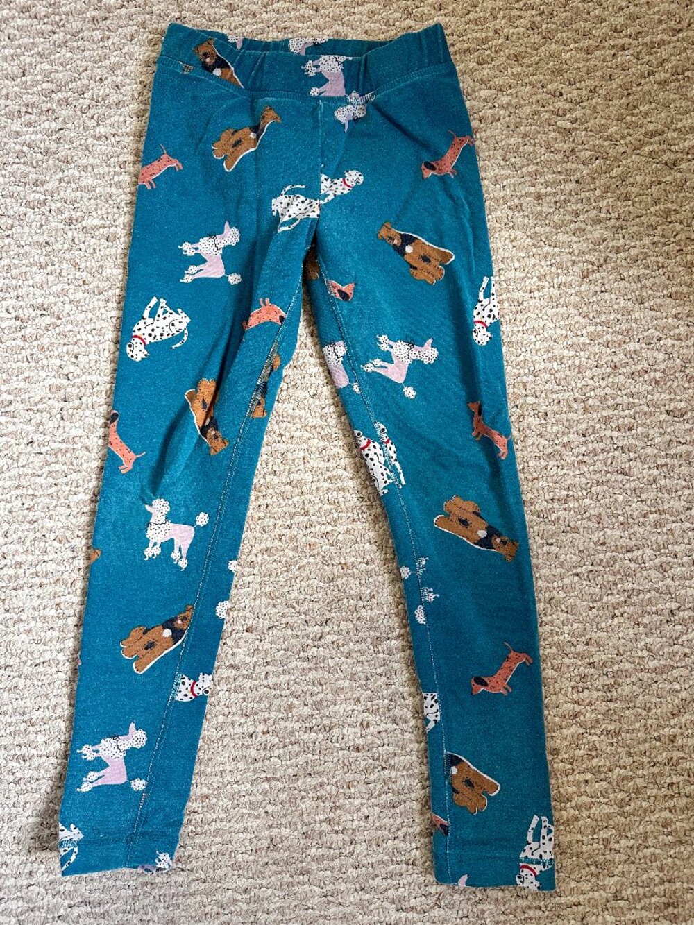 Hanna Andersson puppy leggings, size 8 girls